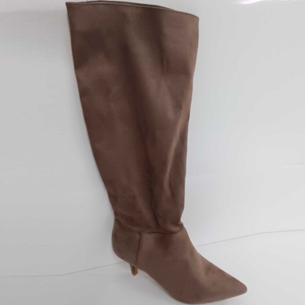 Journee Collection Women's Vellia WIDE Boot - Taupe 8W